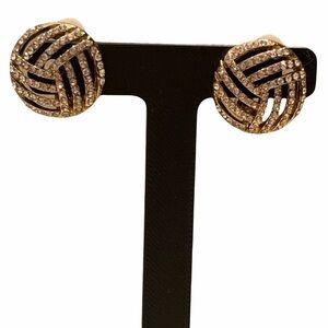 Elegant Gold Clip on Earrings